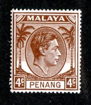 97 BCX  1949 Penang Sc.# 6 MNH** cv $0.50 ( Offers welcome )