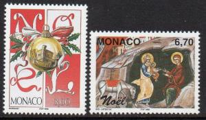 Monaco 1998 Christmas Nativity Ornament VF MNH (2100-1)