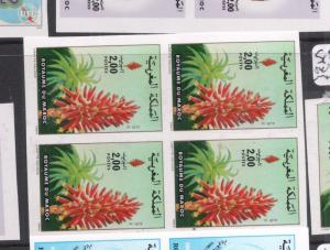 Morocco SC 583 Imperf Block of Four MNH (5dic)