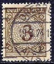 GERMANY #323, USED - 1923 - GER526DTS17