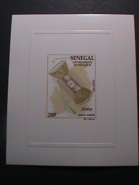 ​SENEGAL-1997 SC#1292 MUSICAL INSTRUMENT -DELUXE PROOF SHEET MNH VERY FINE