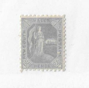 New South Wales Sc #89  2 1/2p OG VF