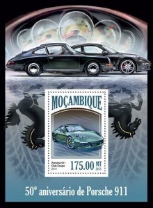 Mozambique MNH S/S 50th Ann. Of The Porsche 911 Car 2013
