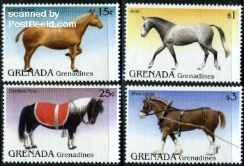 Grenada Grenadines 1995, Domestic animals 4v, MNH