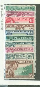 Pitcairn Islands #1-8  Single (Complete Set)