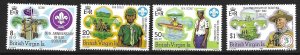 British Virgin Island 438-41   1982  set 4  VF NH