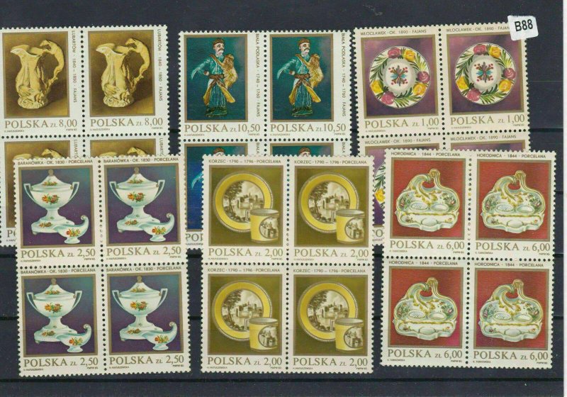Poland Pottery MNH Stamps Ref: R6940
