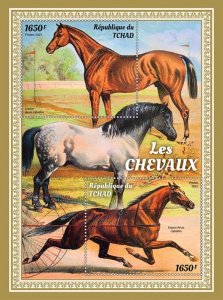 YEAR 2021/09- CHAD - HORSES           2V complet set    MNH ** T