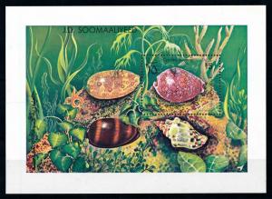 [99809] Somalia 1984 Marine Life Sea shells Souvenir Sheet MNH