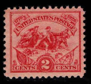USA Scott 629 MH* Alexander Hamilton Battery  stamp Great centering