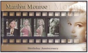 GUYANA SHEET MARILYN MONROE