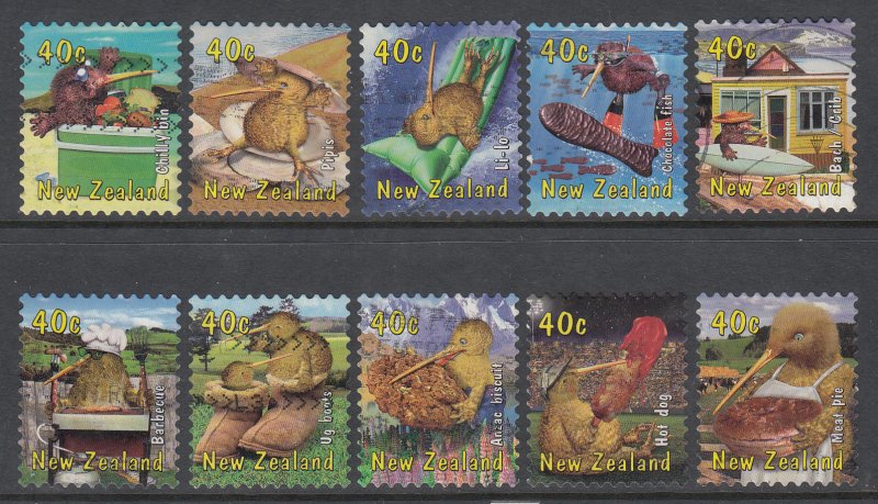 New Zealand 1641-1650 Used VF