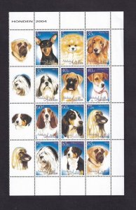 Netherlands Antilles #1033  MNH 2004 dogs  block of 12