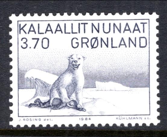 Greenland 117 Polar Bear MNH VF