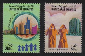 United Arab Emirates Population and Housing Census 2v 1995 MNH SG#496-497