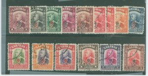 Sarawak #159-173 Used Single (Complete Set)