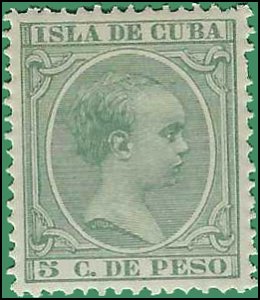 Cuba #145 1891 Mint H