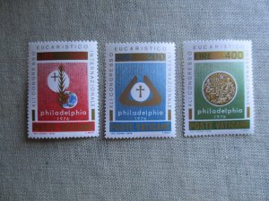 Vatican City, Scott# 592-594, MNH