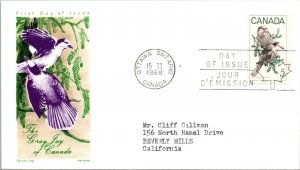 Canada 1967 FDC - The Gray Jay - Ottawa, Ont - J3943