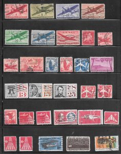 Page #763 of Used Airmail Collection / Lot