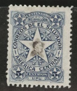 El Salvador Scott 391 MH* from 1911 set no wmk