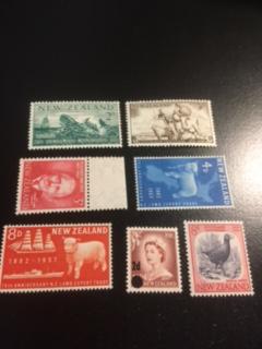 New Zealand sc 313-319 MNH