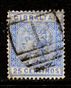 Gibraltar Stamp #32  USED FU SINGLE