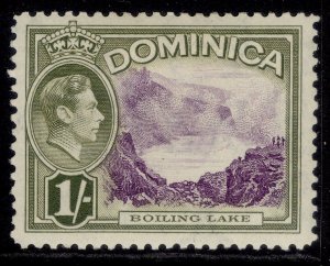 DOMINICA GVI SG106, 1s violet & olive-green, M MINT.