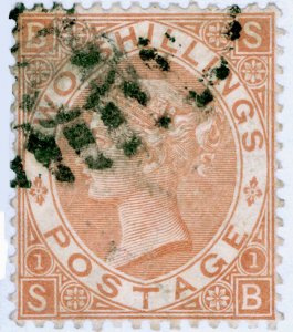 SG121, SCARCE 2s brown, FINE USED. Cat £4250. SB