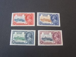Falkland Islands 1935 Sc 77-80 Silver Jubilee set MH