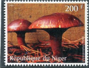 Niger 1999 MUSHROOMS FUNGI 1 value Perforated Mint (NH)