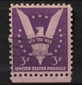 US #905 Used F/VF - Win the War 3 cent