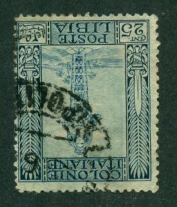 Libya 1924 #53 U SCV(2022)=$0.50