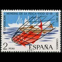 SPAIN 1973 - Scott# 1771 Fishing Set of 1 NH