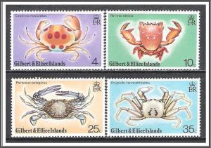 Gilbert & Ellice Islands #237-240 Crabs MNH