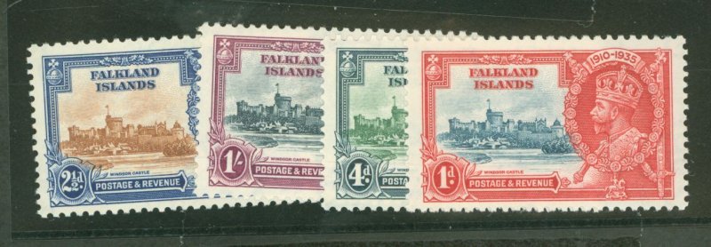 Falkland Islands #77-80 Mint (NH) Single (Complete Set)