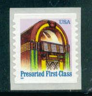 2912B 25c Juke Box Fine MNH