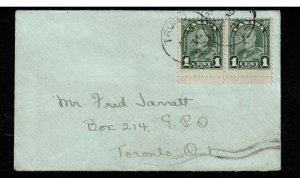 Canada #163ii Used Major Reentry On Rare Cover To Fred Jarret