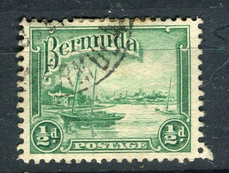 BERMUDA; 1930s early GV pictorial issue used 1/2d. value