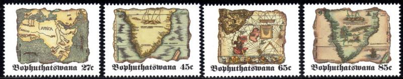 Bophuthatswana - 1992 Old Maps Set MNH** SG 268-271