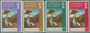 Cayman Islands 1970 SG262-265 Easter set MLH