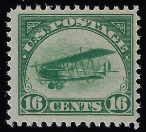 Scott #C2 - $110.00 – VF-OG-NH – Remarkable color. Showpiece!