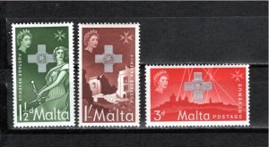 Malta 1957 MNH Sc 263-5