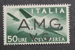 Italy A.M.G. #1LNC7 Occupation Air Mail 1945-47 Overprint