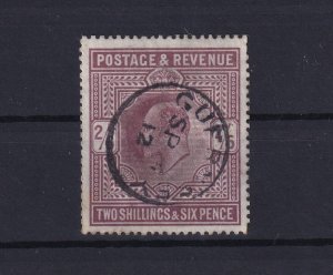 GB KEVII 1912 2s 6d Dull Purple SG315 Somerset House Guernsey CDS VFU BP15539