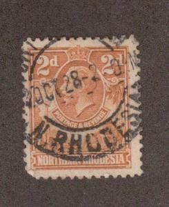 Northern Rhodesia 4 - King George V. 2d  Used.  #02 NRHOD4