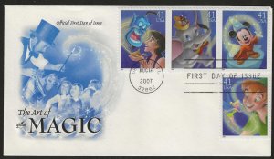 Just Fun Cover #4192-93 FDC Disney Magic Artcraft Cachet.  (A715)