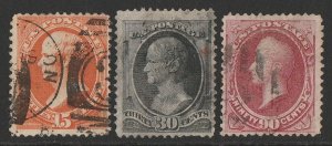 UNITED STATES 1870-80 Portrait collection. Sc cat US$3400+. SG cat £3900. (51). 