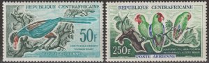 EDSROOM-17121 Central African Republic C7-C8 MNH 1962-3 Complete Birds CV$10