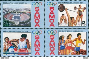 Samoa - 1984 - Mi. 545-48 (Olympics) - MNH - BG068